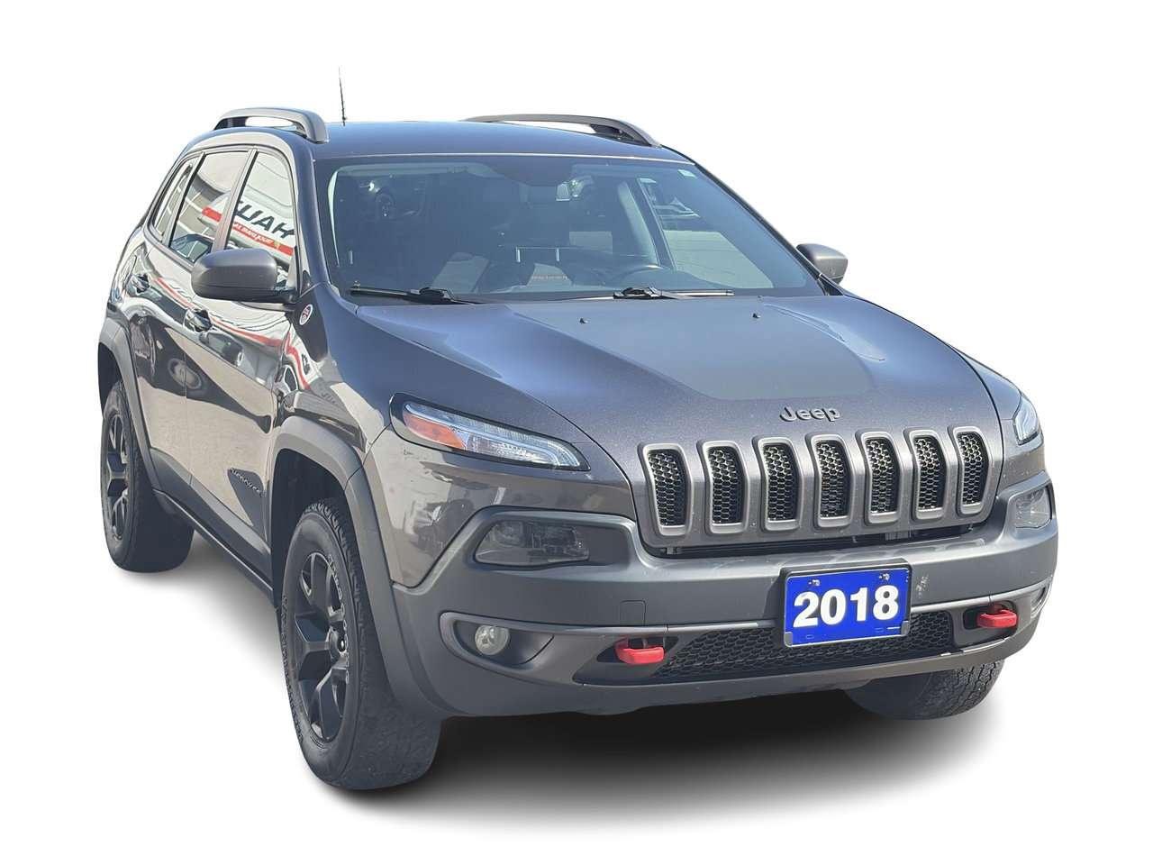 2018 Jeep Cherokee 4x4 Trailhawk PANORAMIC SUNROOF   HEATED LEATHER Photo