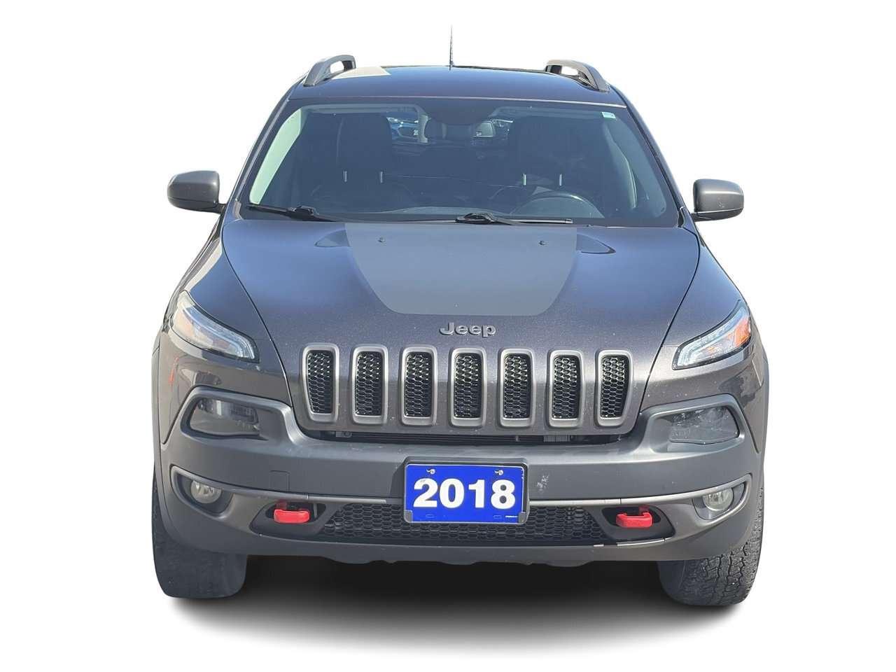 2018 Jeep Cherokee 4x4 Trailhawk PANORAMIC SUNROOF   HEATED LEATHER Photo