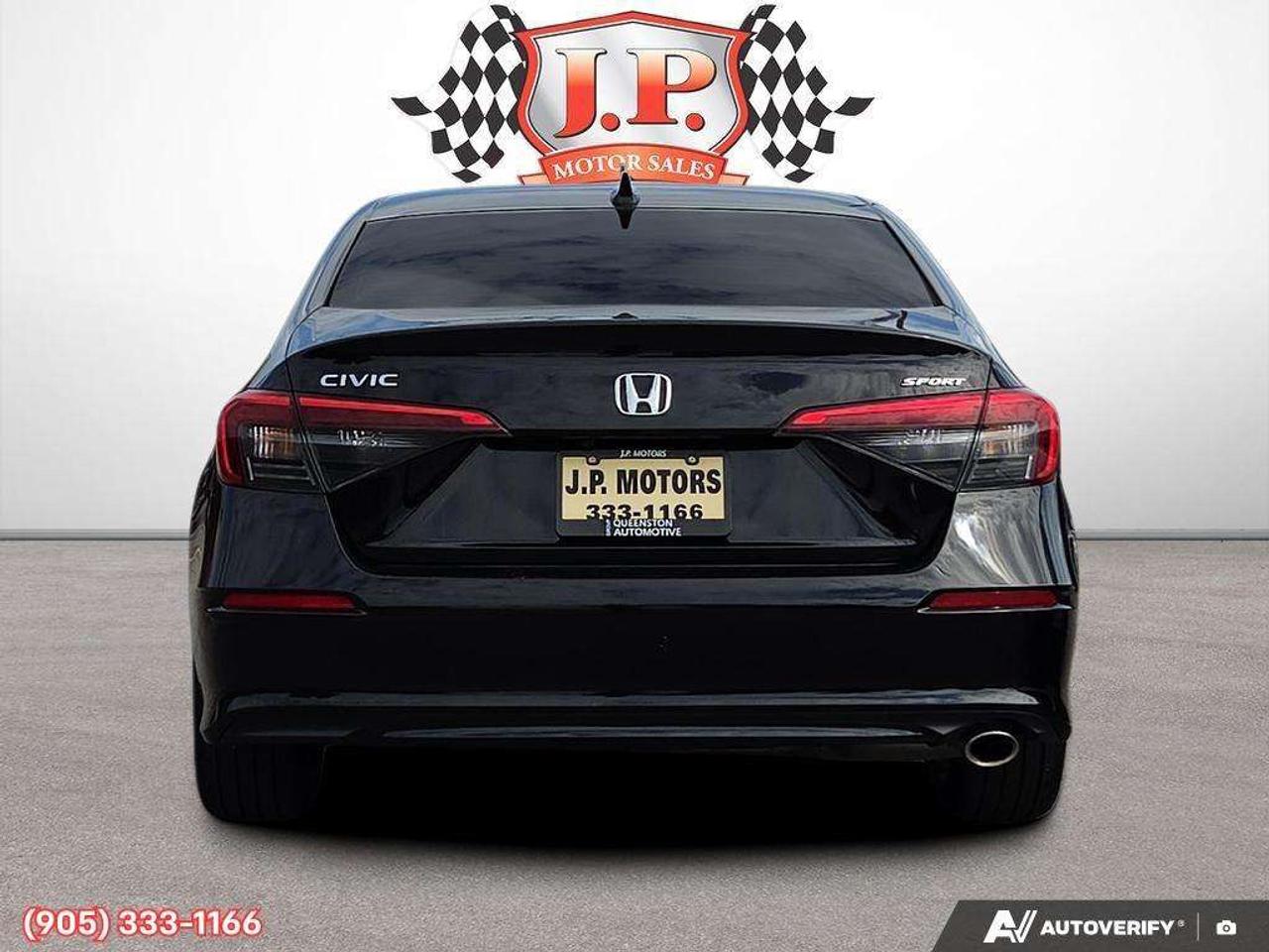 2023 Honda Civic Sport Apple CarPlay & Android Auto • Power Sunroof • Remote Start System • Heated Front Seats • Lane Assist • Backup Came Photo