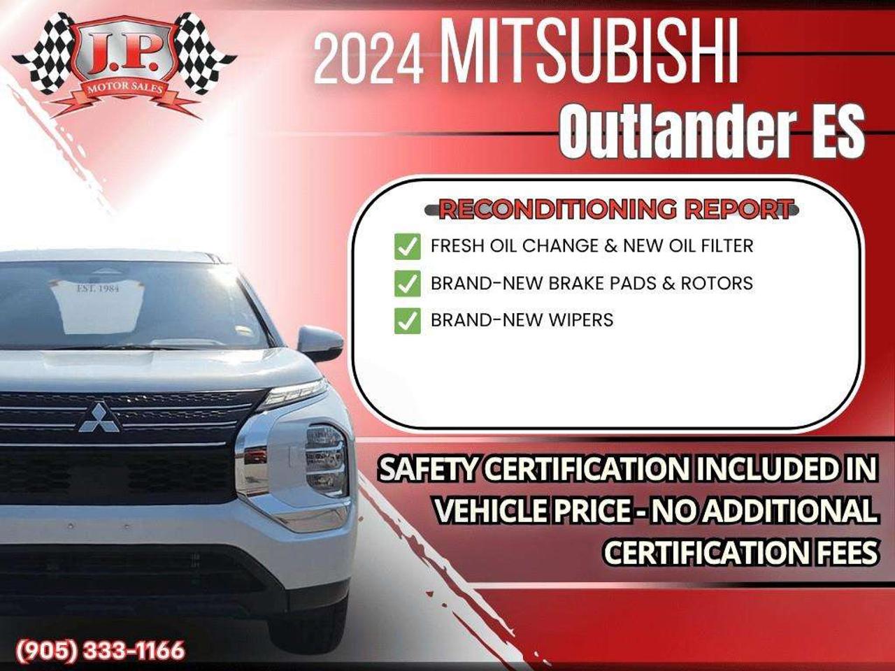 2024 Mitsubishi Outlander ES Apple CarPlay & Android Auto • Third-Row Seating • Heated Front Seats • Rear Parking Sensors • Lane Assist • SiriusXM® Photo