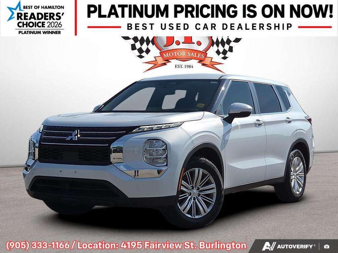 2024 Mitsubishi Outlander ES Apple CarPlay & Android Auto • Third-Row Seating • Heated Front Seats • Rear Parking Sensors • Lane Assist • SiriusXM® Photo