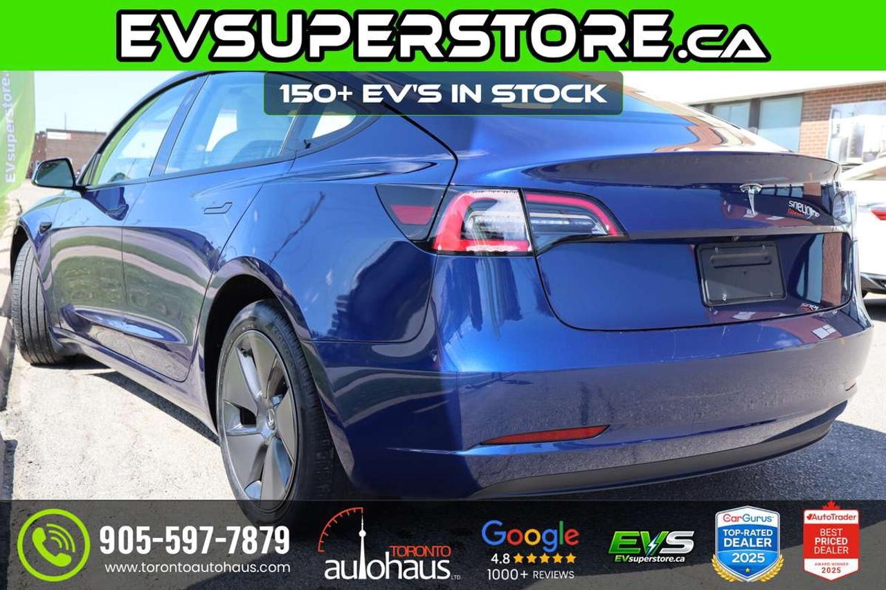 2023 Tesla Model 3 WHITE INT I OVER 150 EV'S I EVSUPERSTORE.CA Photo