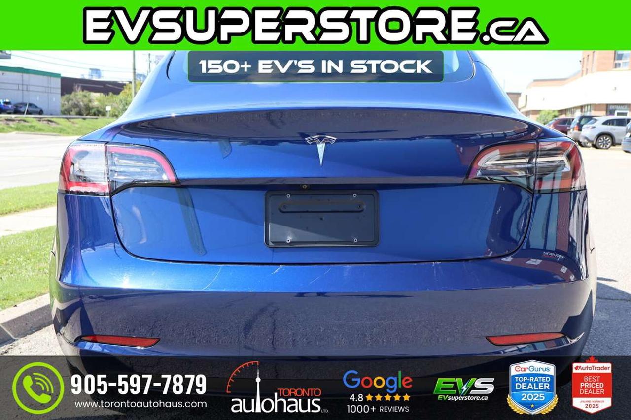 2023 Tesla Model 3 WHITE INT I OVER 150 EV'S I EVSUPERSTORE.CA Photo