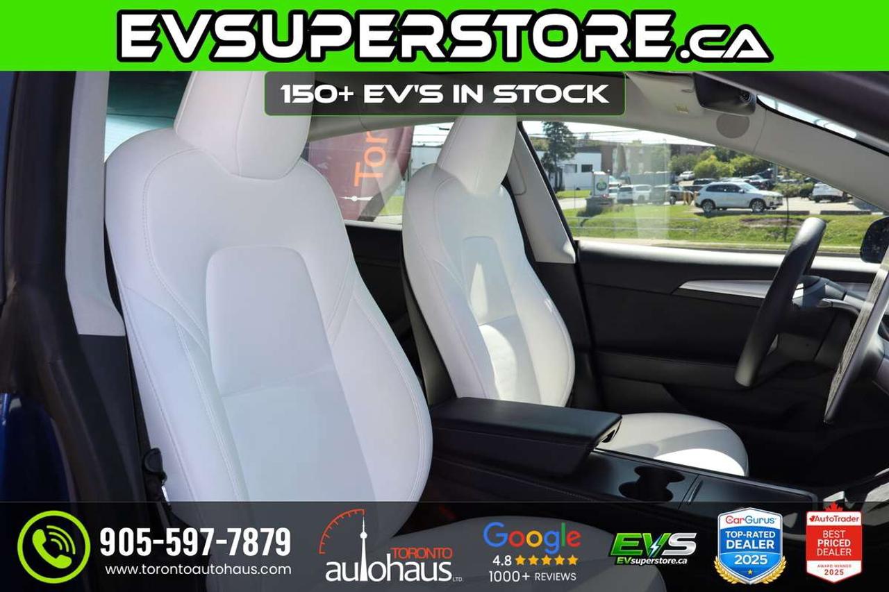 2023 Tesla Model 3 WHITE INT I OVER 150 EV'S I EVSUPERSTORE.CA Photo