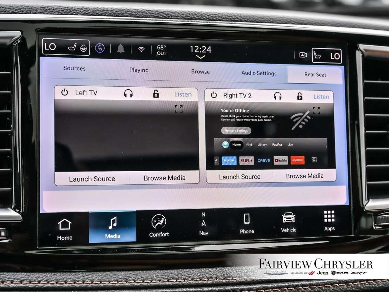 2024 Chrysler Pacifica Pinnacle AWD AWD   PANO ROOF   BROWN LEATHER   REAR SCREENS   BLIND SPOT Photo
