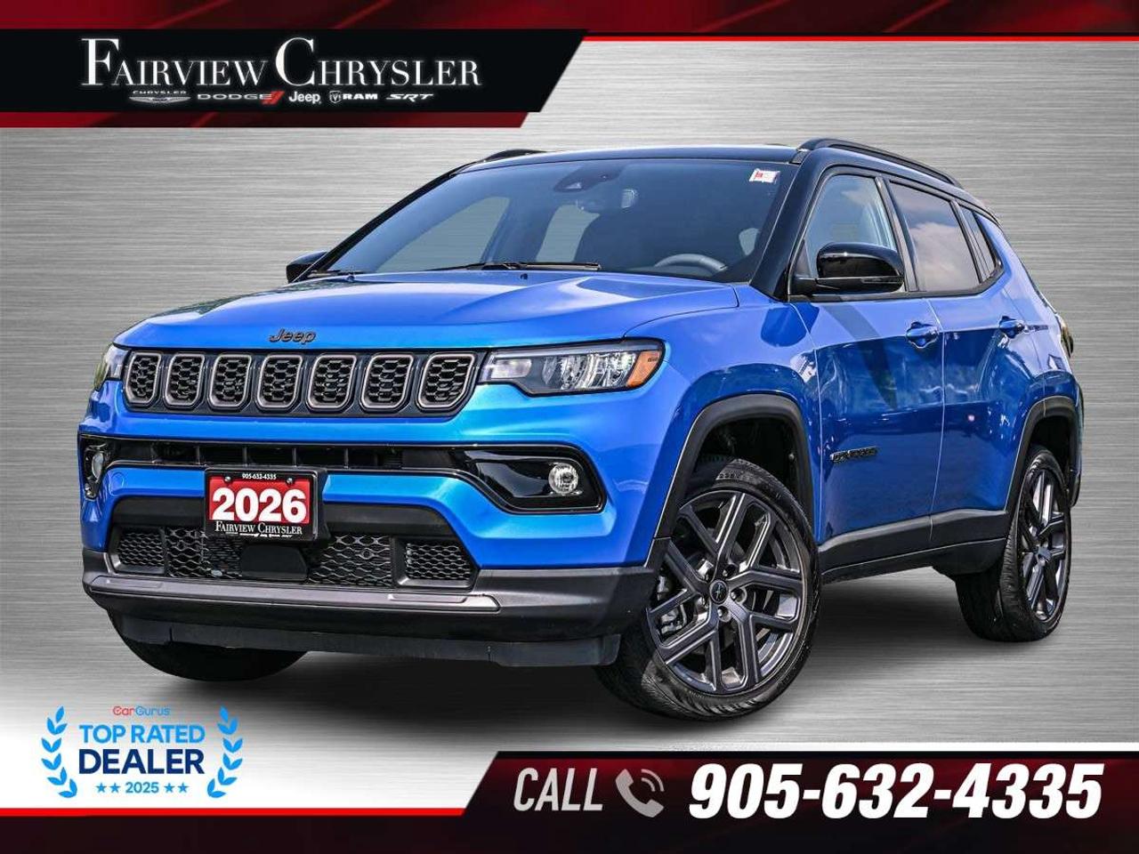 2026 Jeep Compass Limited 4x4 ALTITUDE PKG   BLIND SPOT   LEATHER   CARPLAY   ADAPTIVE CRUISE   BACK UP CAMERA Photo0