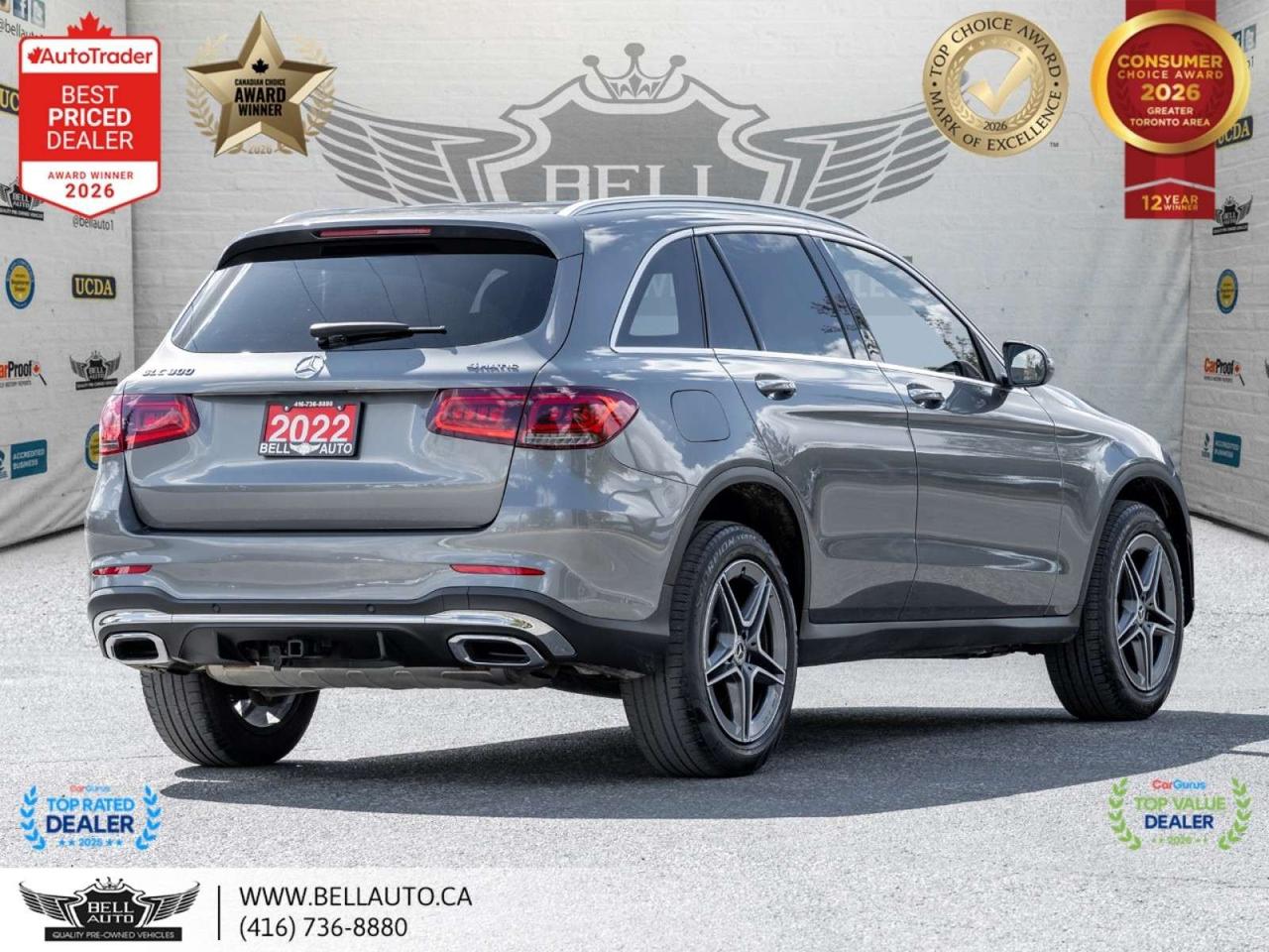 2022 Mercedes-Benz GLC 300   AMGPKG   PRMPKG   REDLTHR   NOACCIDENT Photo