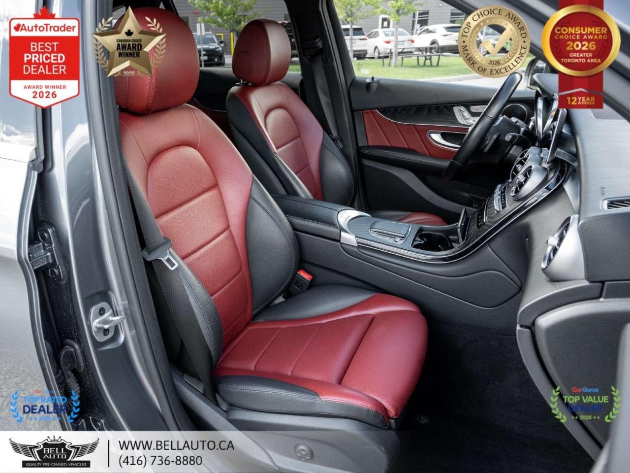 2022 Mercedes-Benz GLC 300   AMGPKG   PRMPKG   REDLTHR   NOACCIDENT Photo