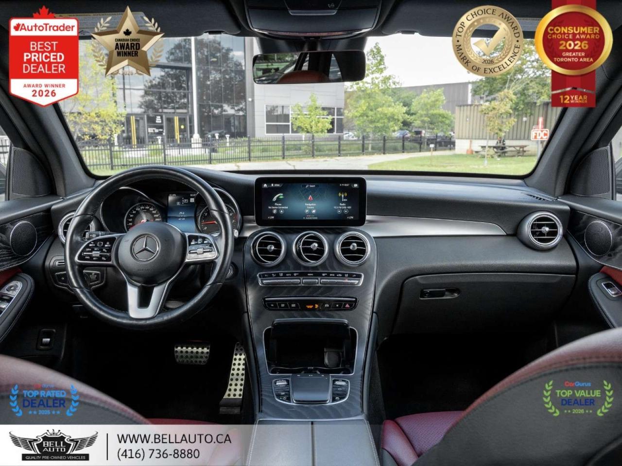2022 Mercedes-Benz GLC 300   AMGPKG   PRMPKG   REDLTHR   NOACCIDENT Photo