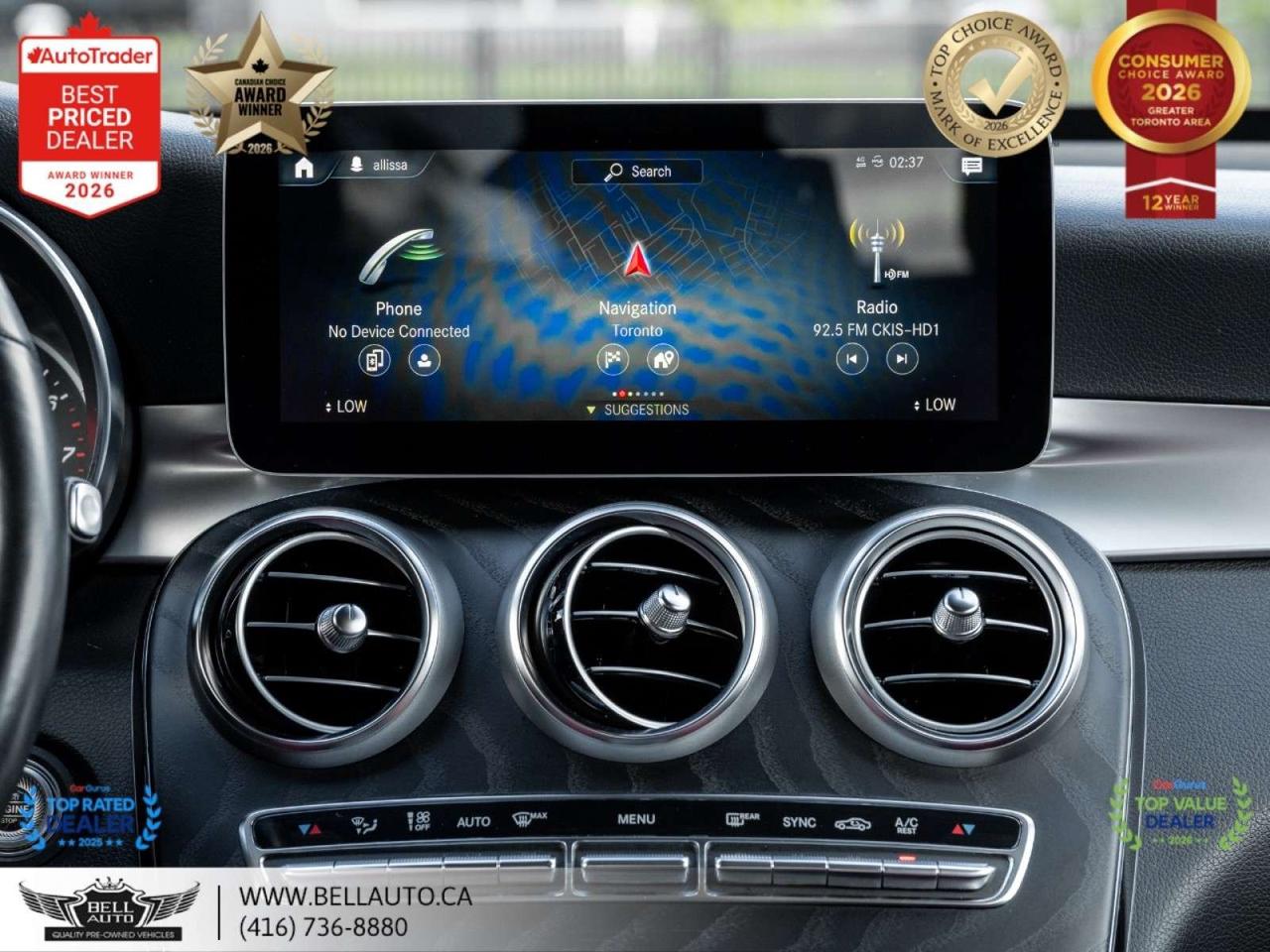 2022 Mercedes-Benz GLC 300   AMGPKG   PRMPKG   REDLTHR   NOACCIDENT Photo