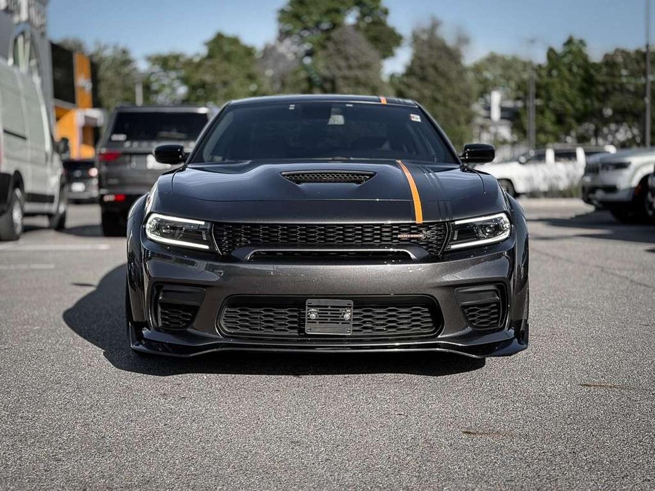 2023 Dodge Charger Scat Pack 392   WIDEBODY   HEMI ORANGE PKG   FRONT 3M   PLUS GROUP   CARBON AND SUEDE PKG   SUNROOF Photo