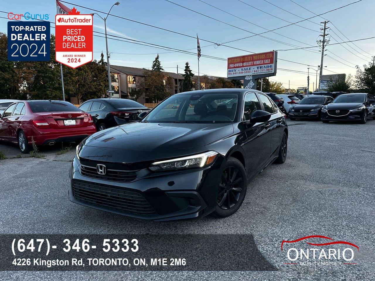 2022 Honda Civic LX CVT   CARPLAY   CAM   HEATED SEATS   LDW Photo0