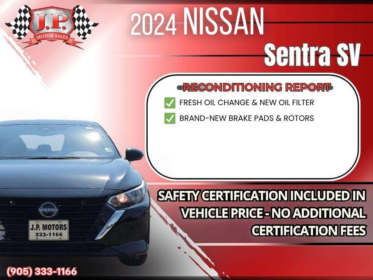 2024 Nissan Sentra SV Apple CarPlay & Android Auto • Remote Start System • Heated Front Seats • Rear Parking Sensors • Lane Assist • SiriusX Photo2