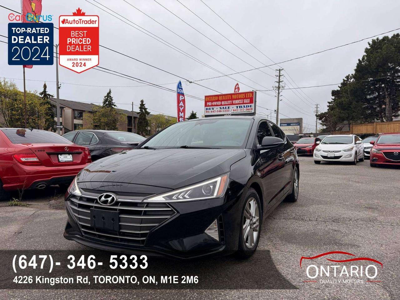 2019 Hyundai Elantra Preferred Auto w/Sun & Safety Package Photo0