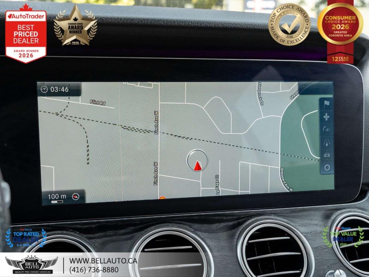 2017 Mercedes-Benz E-Class E400   AMGPKG   NAVI   360CAM   PANO   BRMSTR   NOACCIDENT Photo3