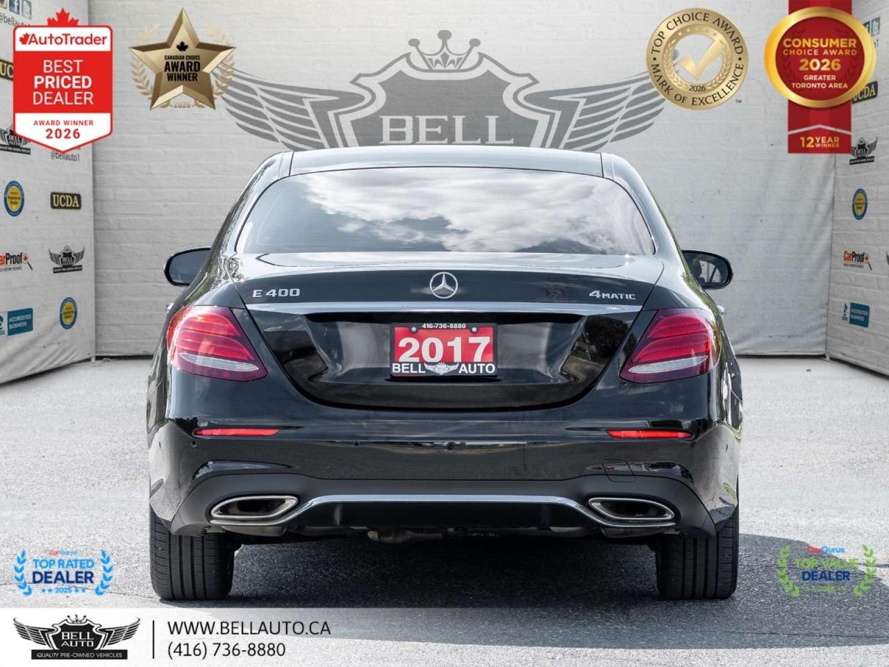 2017 Mercedes-Benz E-Class E400   AMGPKG   NAVI   360CAM   PANO   BRMSTR   NOACCIDENT Photo
