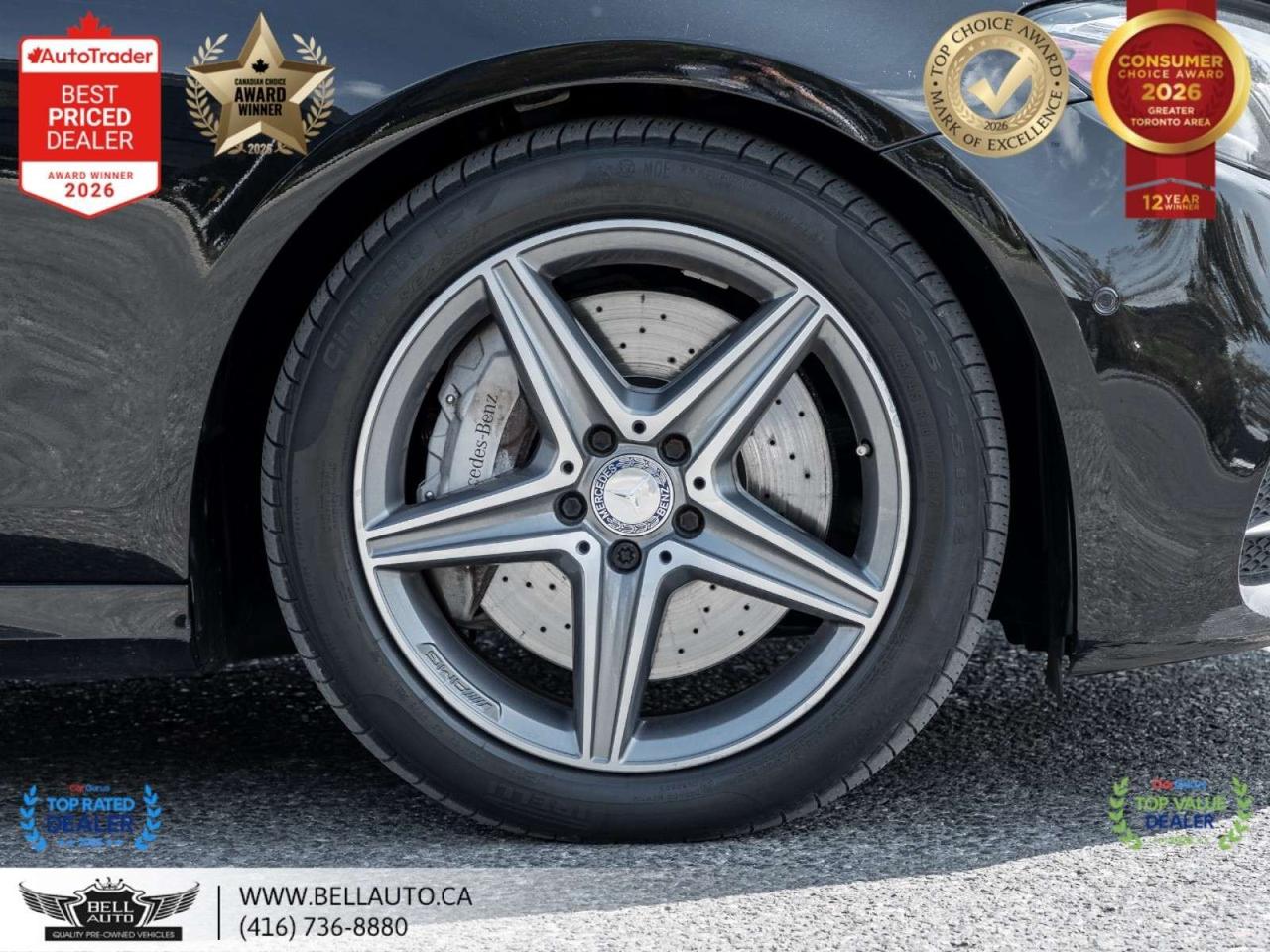 2017 Mercedes-Benz E-Class E400   AMGPKG   NAVI   360CAM   PANO   BRMSTR   NOACCIDENT Photo