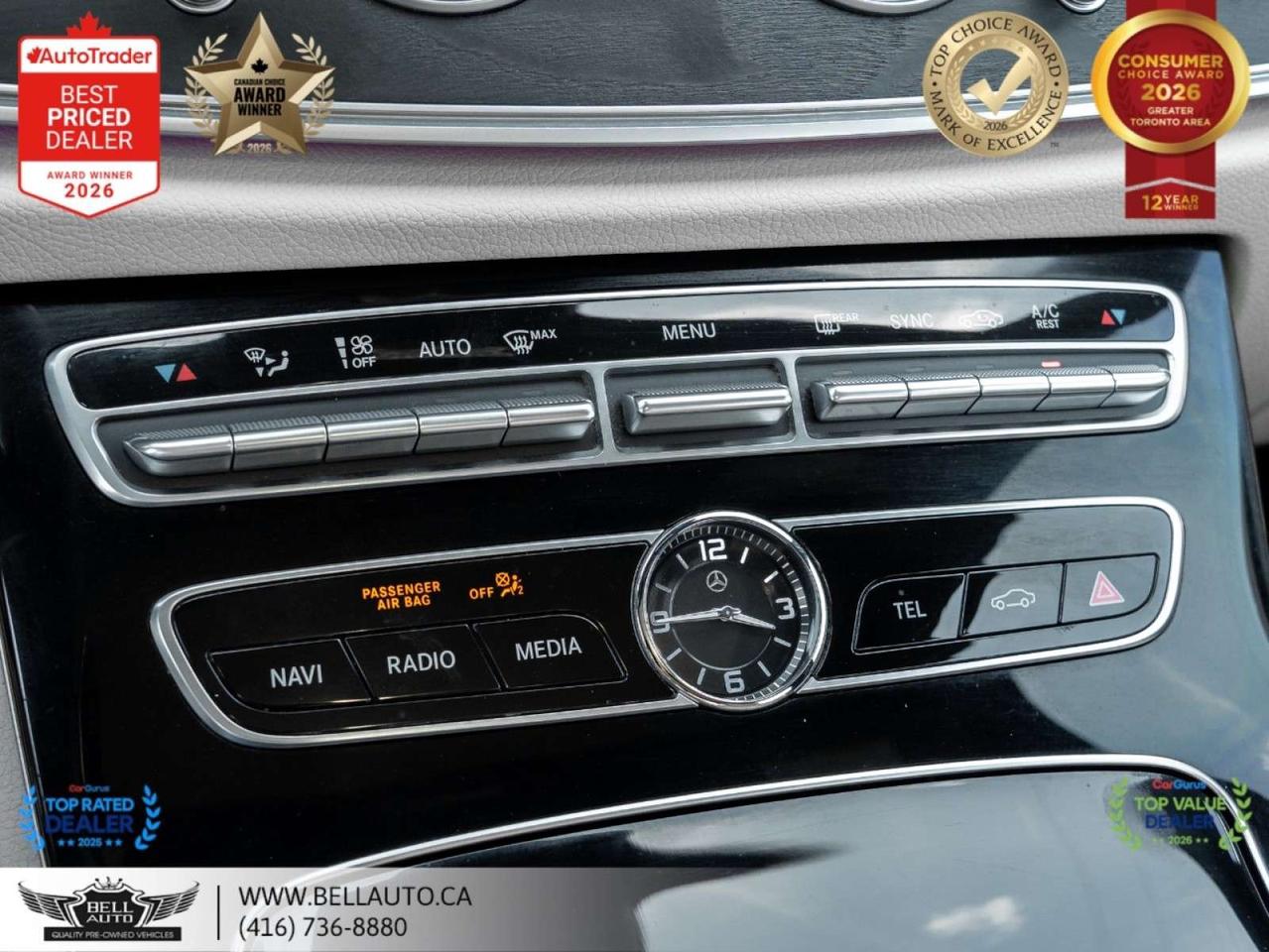 2017 Mercedes-Benz E-Class E400   AMGPKG   NAVI   360CAM   PANO   BRMSTR   NOACCIDENT Photo