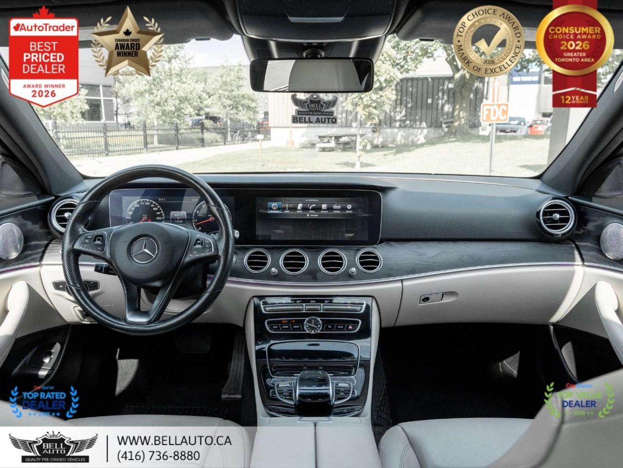 2017 Mercedes-Benz E-Class E400   AMGPKG   NAVI   360CAM   PANO   BRMSTR   NOACCIDENT Photo