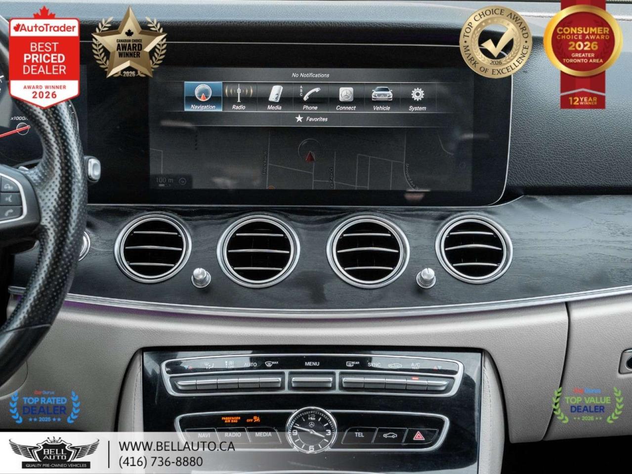 2017 Mercedes-Benz E-Class E400   AMGPKG   NAVI   360CAM   PANO   BRMSTR   NOACCIDENT Photo
