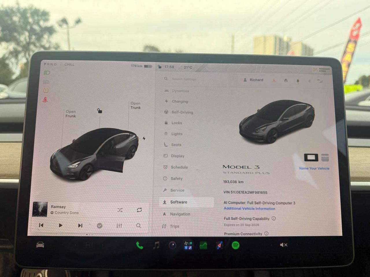 2021 Tesla Model 3 Standard Range Plus RWD Photo