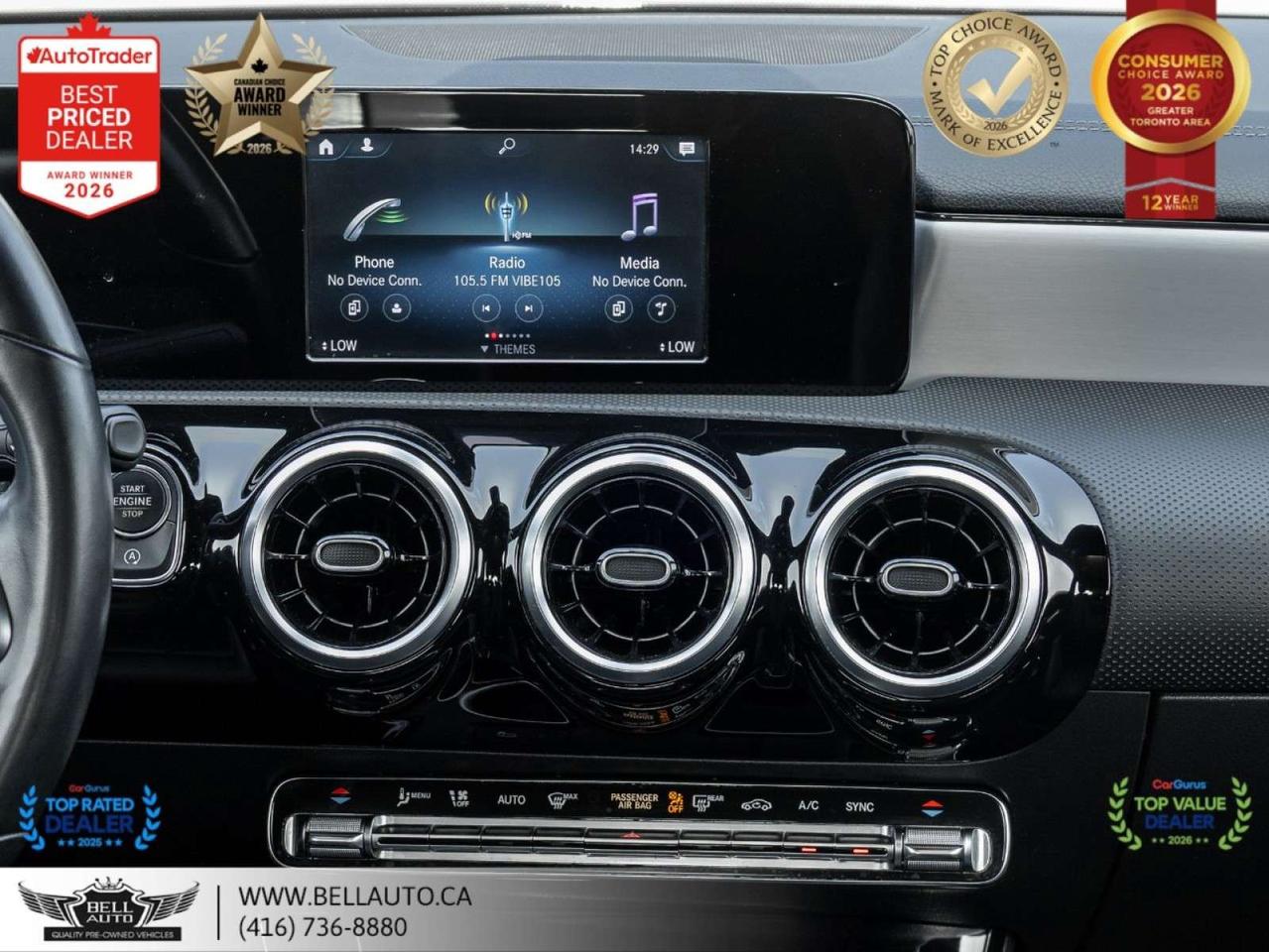 2023 Mercedes-Benz CLA 250   B.CAM   CARPLAY   SUNROOF   LTHR   NOACCIDENT Photo