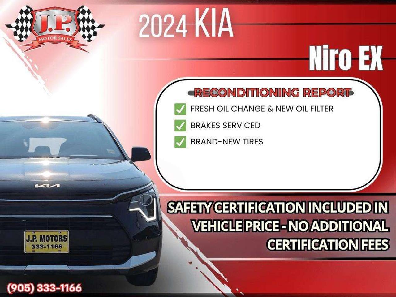 2024 Kia NIRO EX Apple CarPlay & Android Auto • Navigation System • Remote Start System • Heated Front Seats • Rear Parking Sensors • L Photo