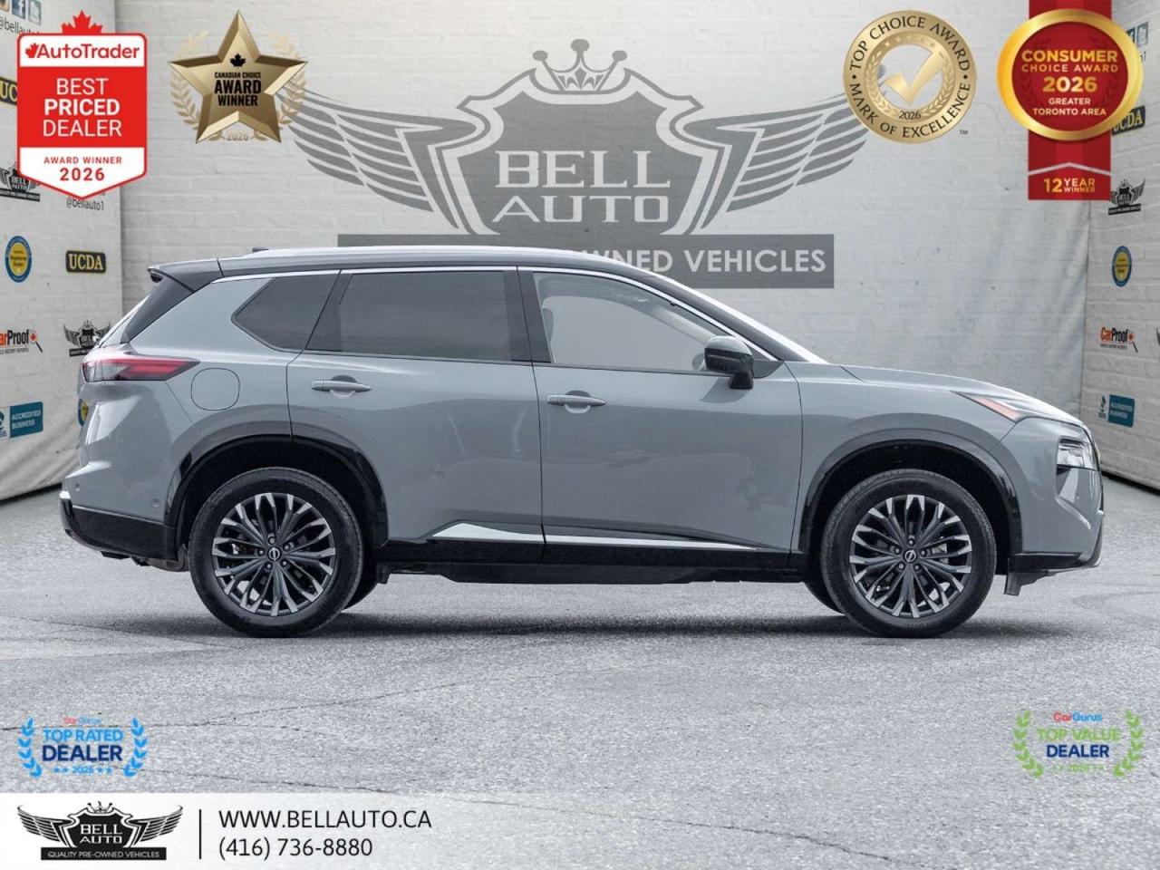 2024 Nissan Rogue Platinum   NAVI   360CAM   PANO   HUD   BOSE   WRLSCHRGR   NOACCIDENT Photo