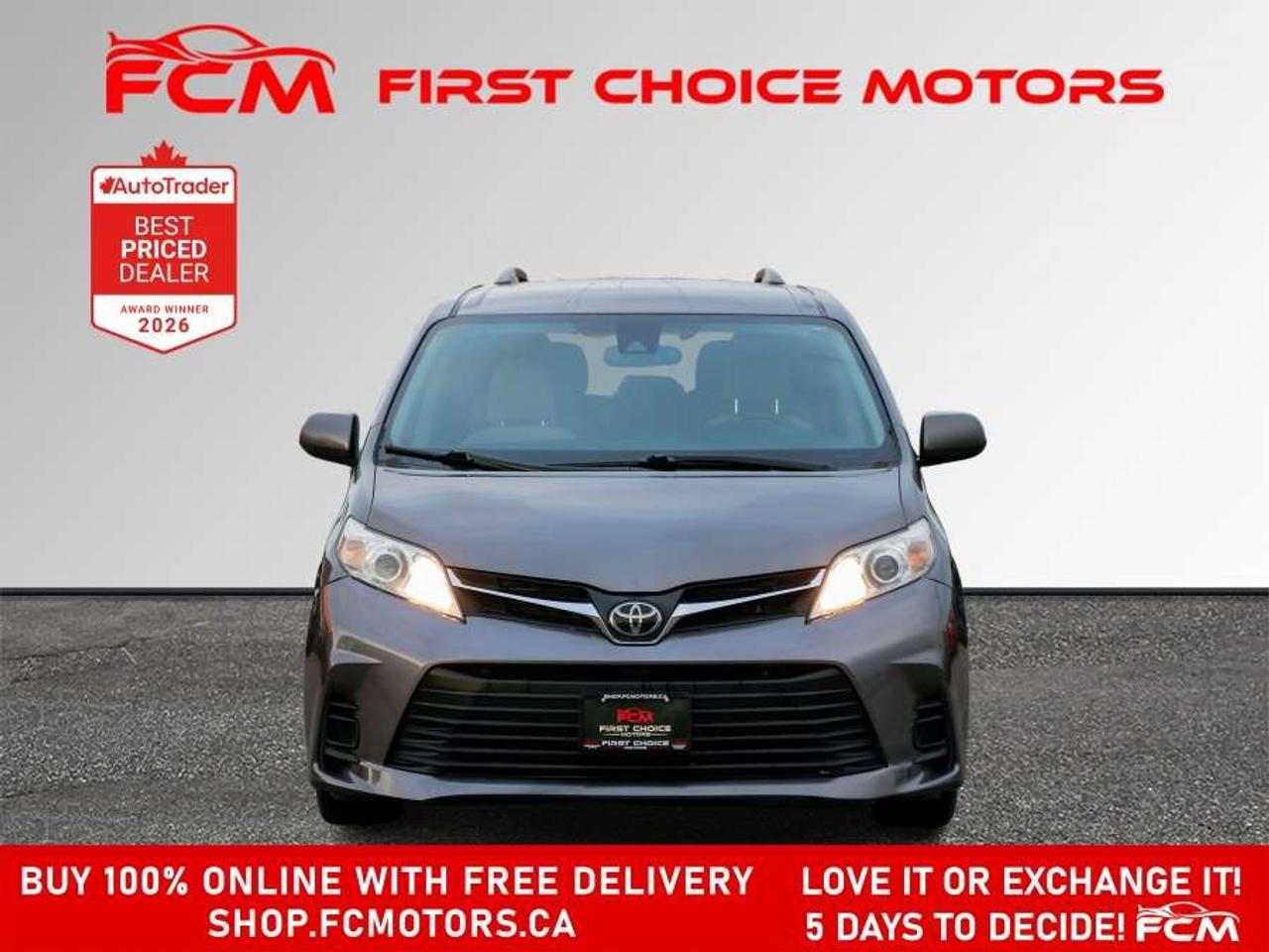 2020 Toyota Sienna LE   8 PASSENGER   FULLY CERTIFIED WITH WARRANTY Photo
