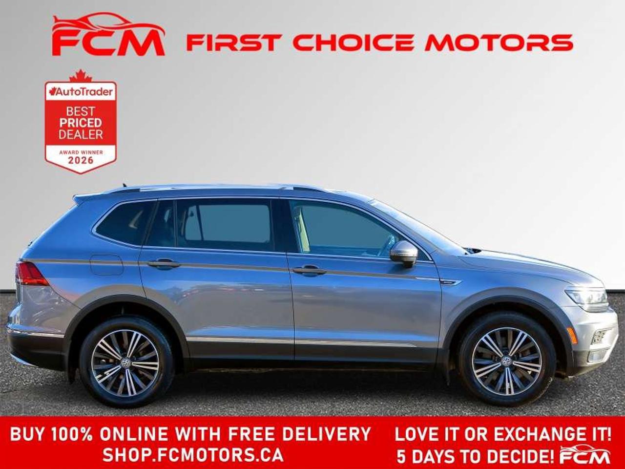 2018 Volkswagen Tiguan HIGHLINE 4MOTION   FULLY CERTIFIED WITH WARRANTY Photo