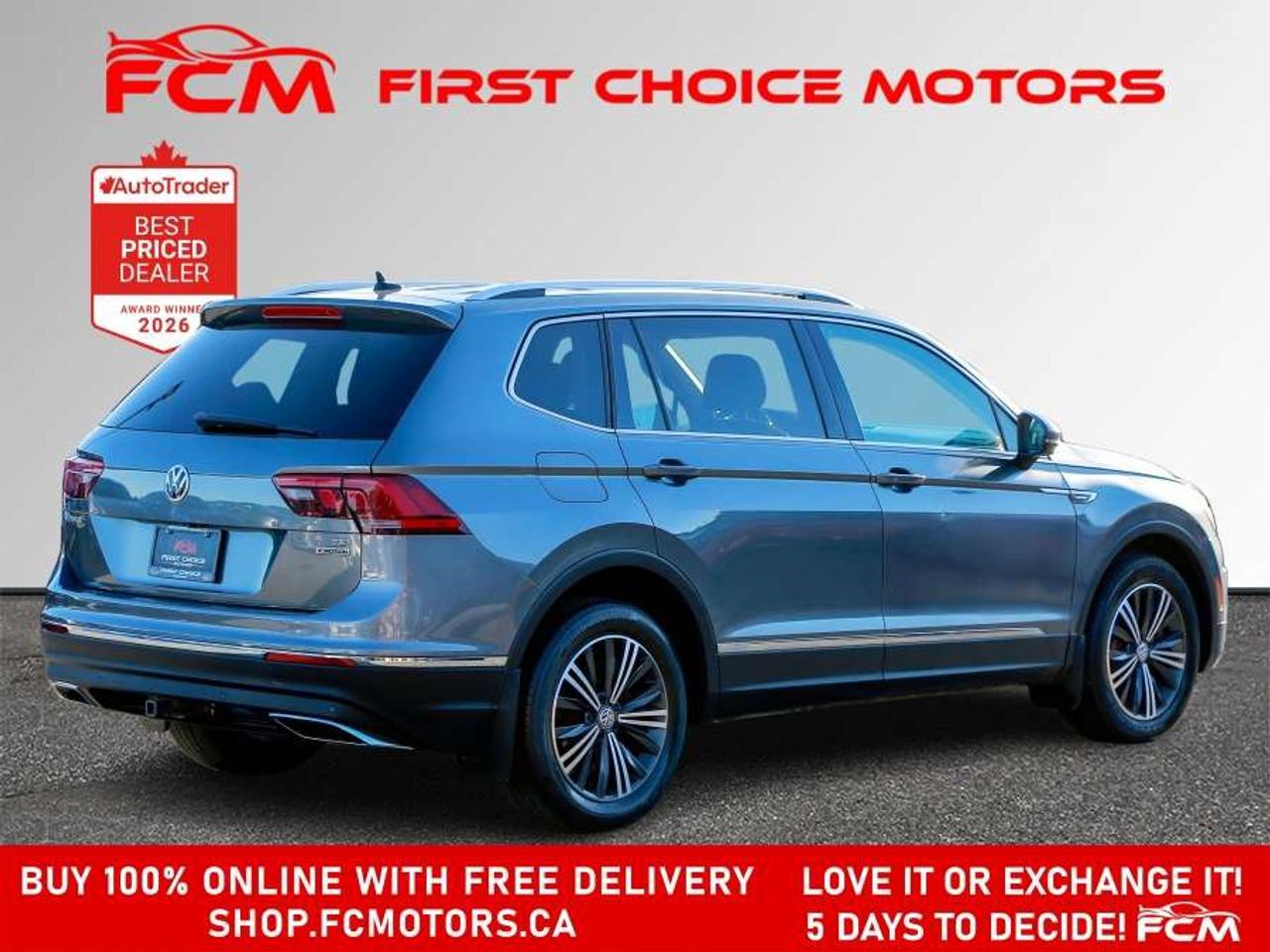 2018 Volkswagen Tiguan HIGHLINE 4MOTION   FULLY CERTIFIED WITH WARRANTY Photo