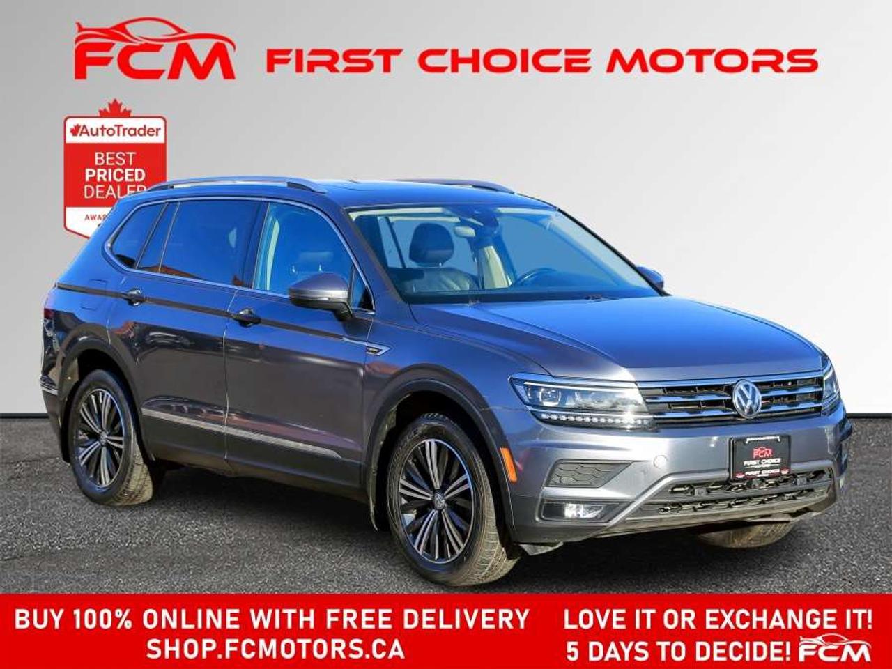 2018 Volkswagen Tiguan HIGHLINE 4MOTION   FULLY CERTIFIED WITH WARRANTY Photo