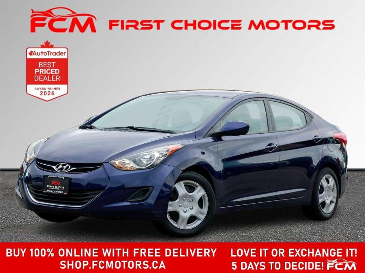 2013 Hyundai Elantra GL   FULLY CERTIFIED WITH WARRANTY Photo