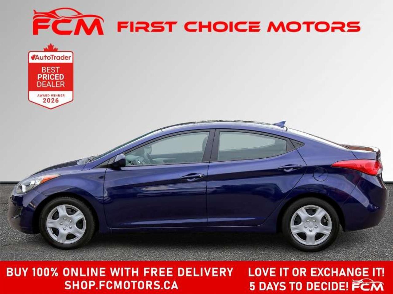 2013 Hyundai Elantra GL   FULLY CERTIFIED WITH WARRANTY Photo
