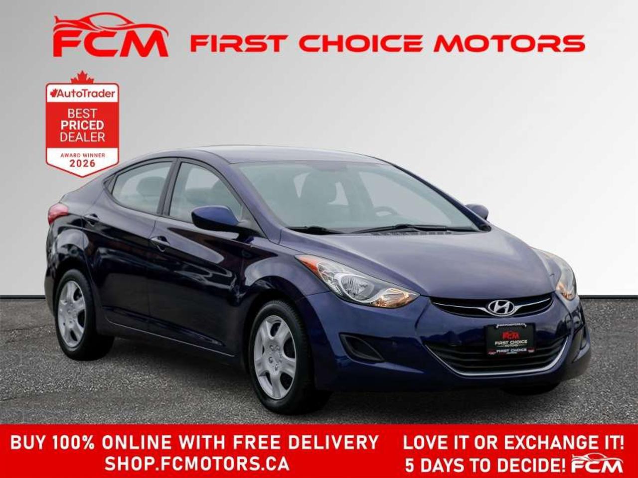 2013 Hyundai Elantra GL   FULLY CERTIFIED WITH WARRANTY Photo