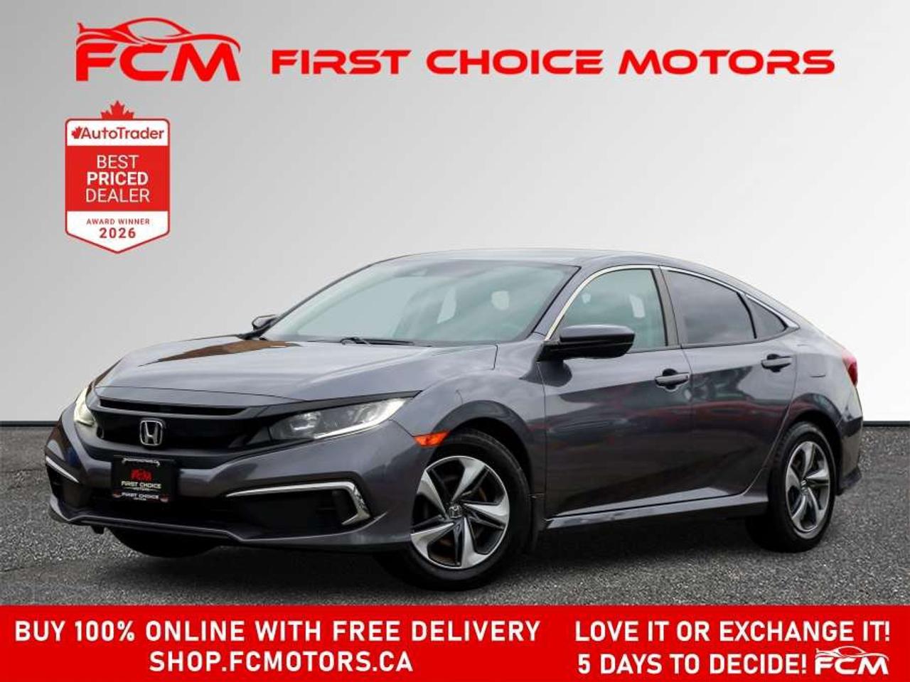 2019 Honda Civic LX   FULLY CERTIFIED WITH WARRANTY Photo0