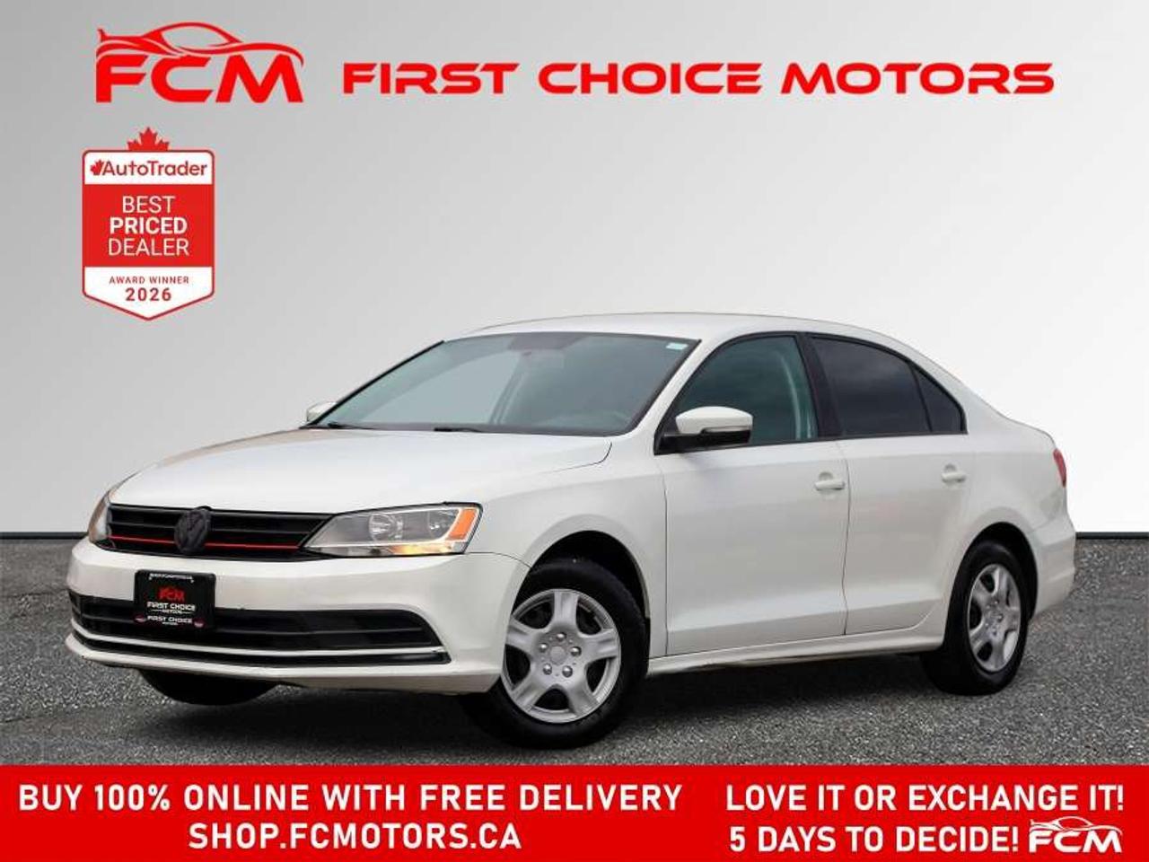 2015 Volkswagen Jetta TRENDLINE   FULLY CERTIFIED WITH WARRANTY Photo0