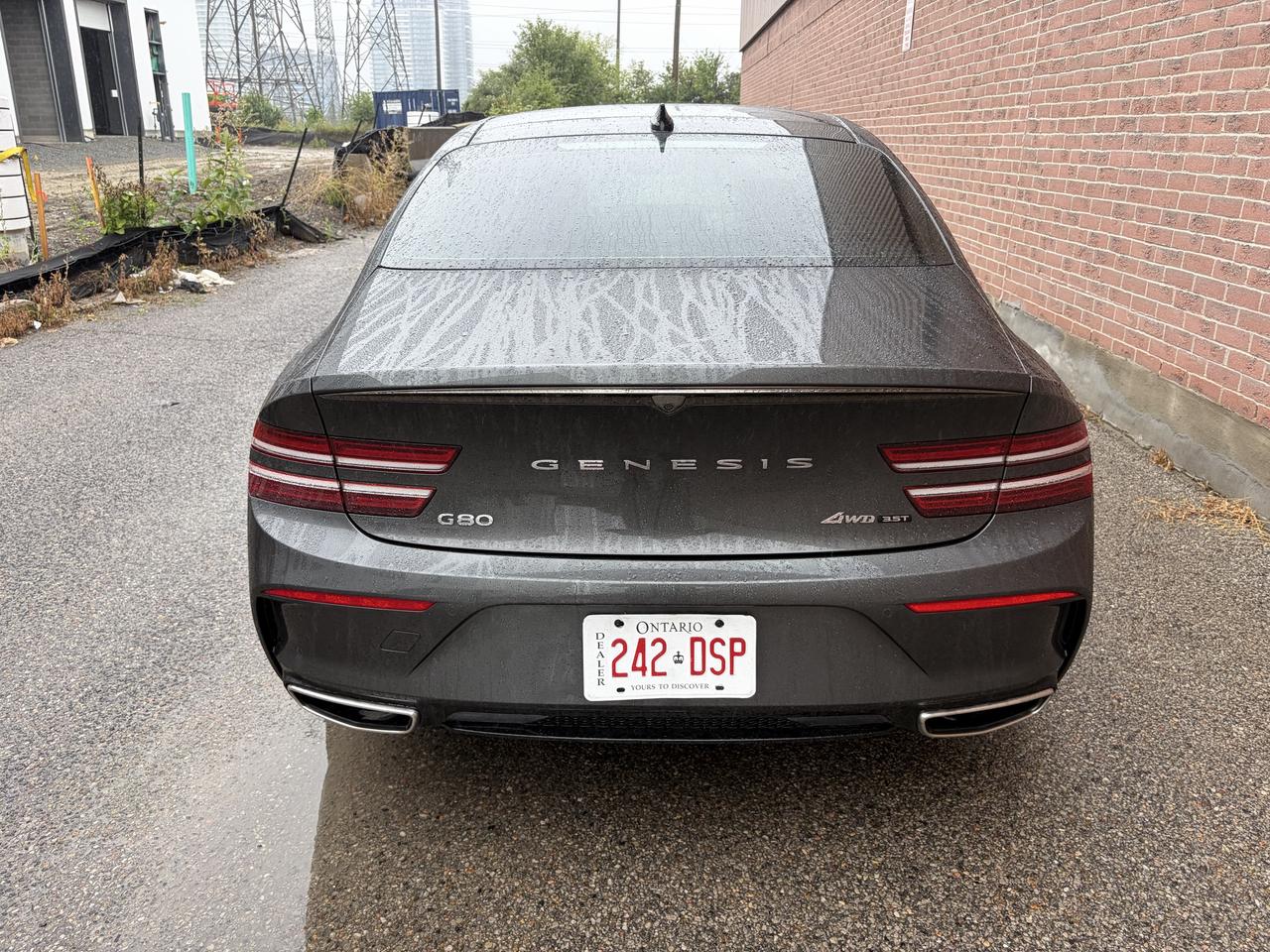 2022 Genesis G80 3.5T Sport, 4WD, LOW KMS. Photo
