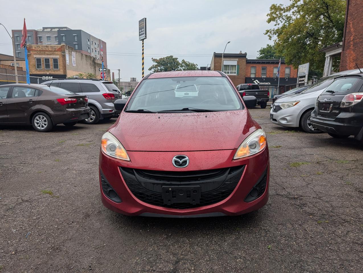 Red 2014 Mazda MAZDA5 Minivan Automatic