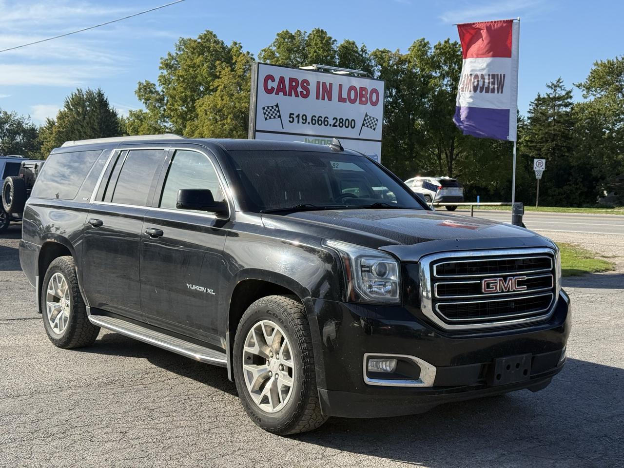 Black 2017 GMC Yukon XL SUV / Crossover Four-Wheel Drive Automatic