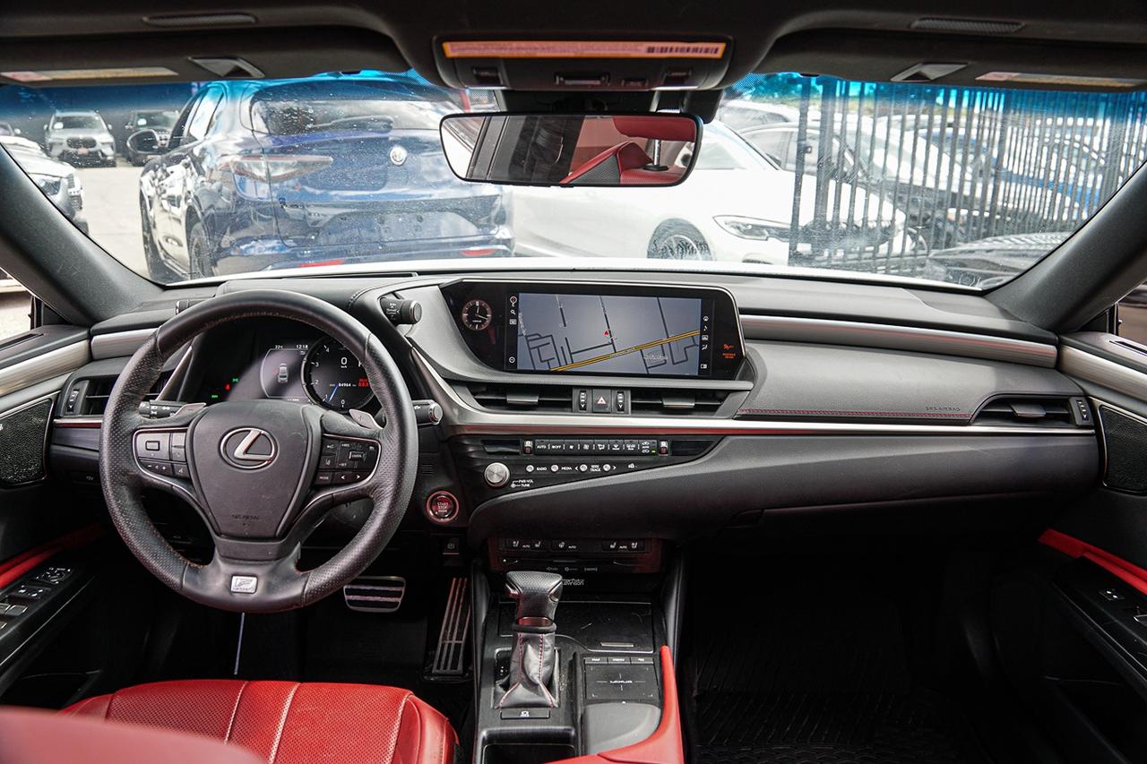 2021 Lexus ES ES 350 F-SPORT PKG|HUD|NAVI|SUNROOF|RED INT| Photo