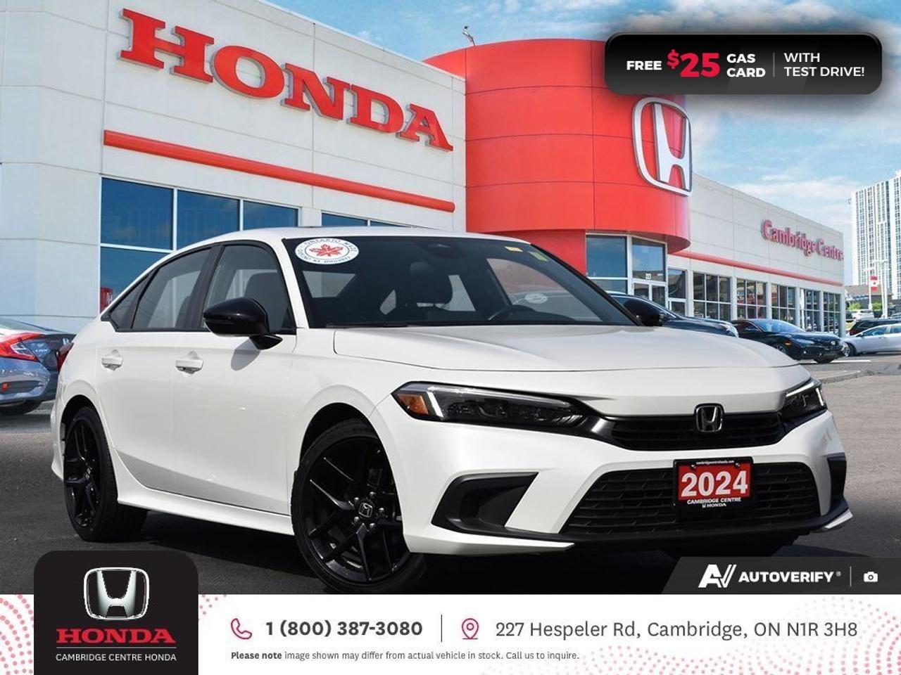 2024 Honda Civic Sport APPLE CARPLAY™/ANDROID AUTO™ | POWER SUNROOF | REARVIEW CAMERA Photo