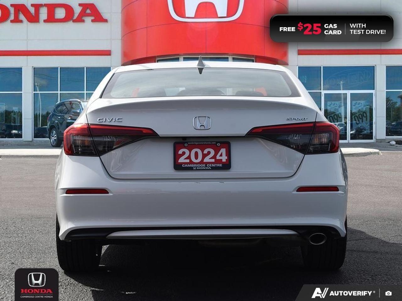 2024 Honda Civic Sport APPLE CARPLAY™/ANDROID AUTO™ | POWER SUNROOF | REARVIEW CAMERA Photo