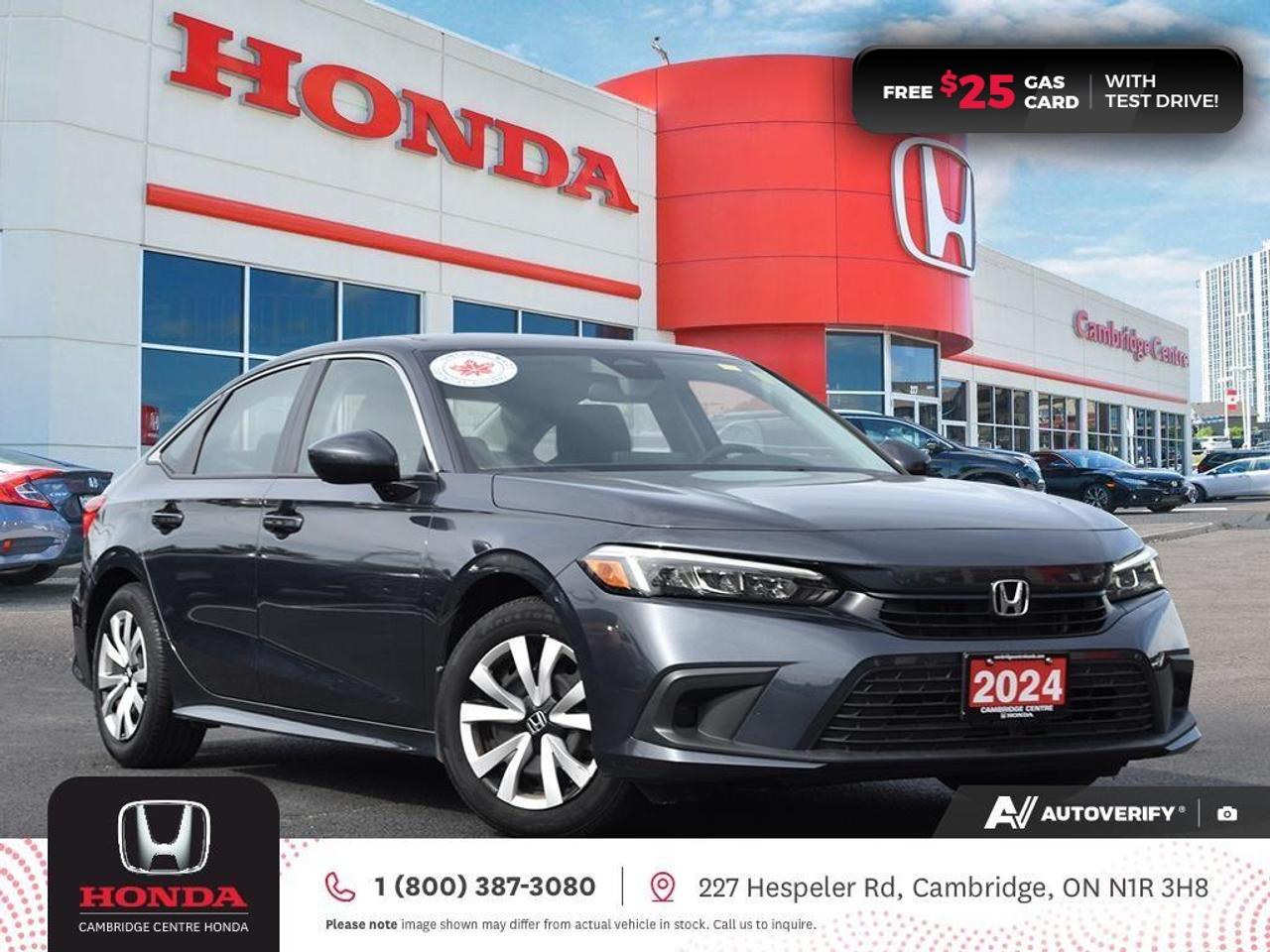 2024 Honda Civic LX-B HONDA SENSING TECHNOLOGIES | REARVIEW CAMERA | APPLE CARPLAY™/ANDROID AUTO™ Photo0