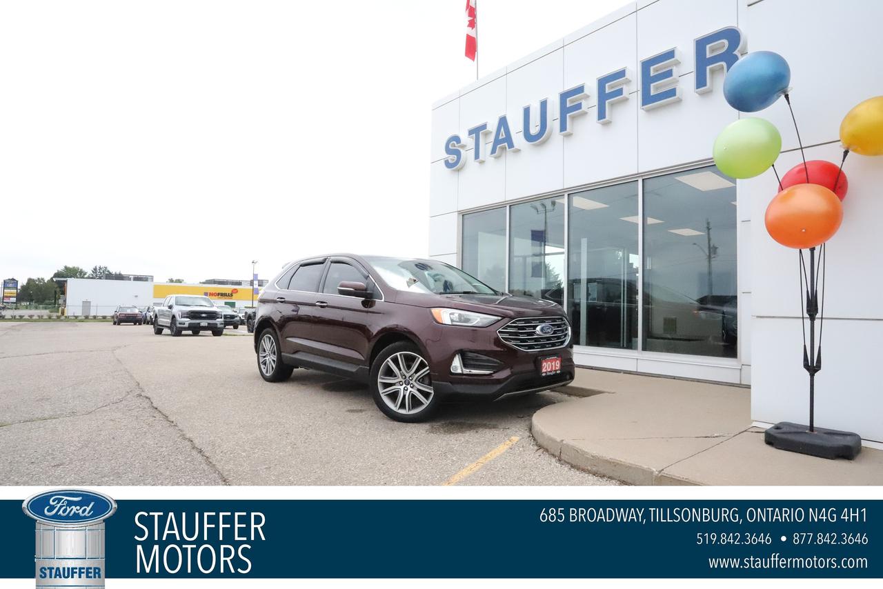 Red (BURGUNDY VELVET MET TINT CC) 2019 Ford Edge SUV / Crossover All-Wheel Drive Automatic