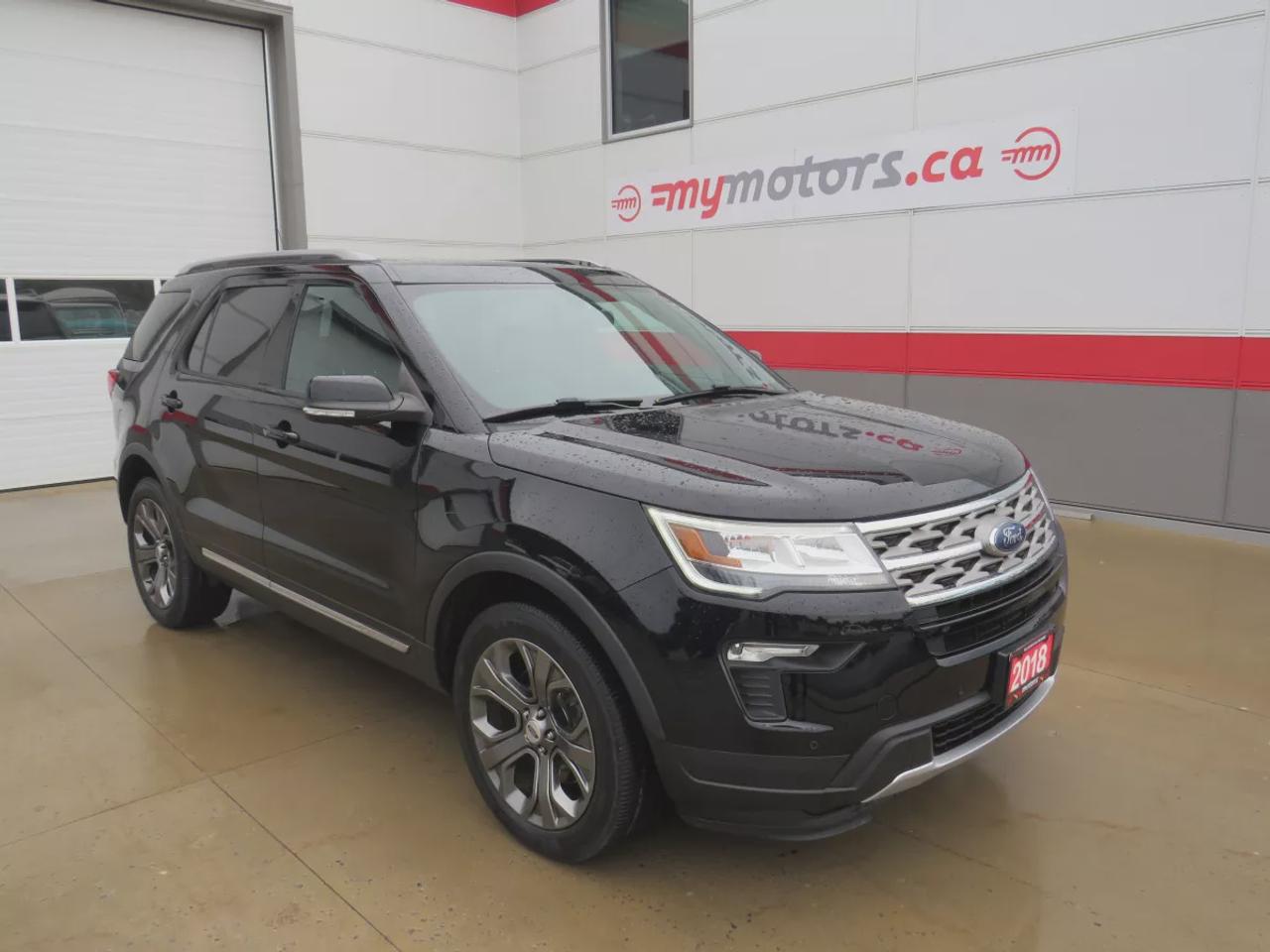2018 Ford Explorer XLT | 4WD | Automatic | Alloy Wheels | Twin-Panel Moonroof | Power Liftgate | Dual-Zone Climate Control | Touchscreen | Navigation | Bluetooth | Back-Up Camera | Rear Park Assist | Remote Start | Cruise Control | Leather-Wrapped Steering Wheel | Garage Do Photo0