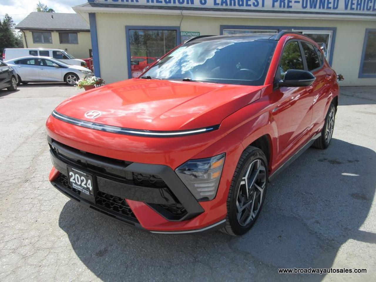2024 Hyundai KONA ALL-WHEEL DRIVE N-LINE-PACKAGE 5 PASSENGER 1.6L - DOHC.. DRIVE-MODE-SELECT.. HEATED SEATS & WHEEL.. POWER SUNROOF.. BACK-UP CAMERA..