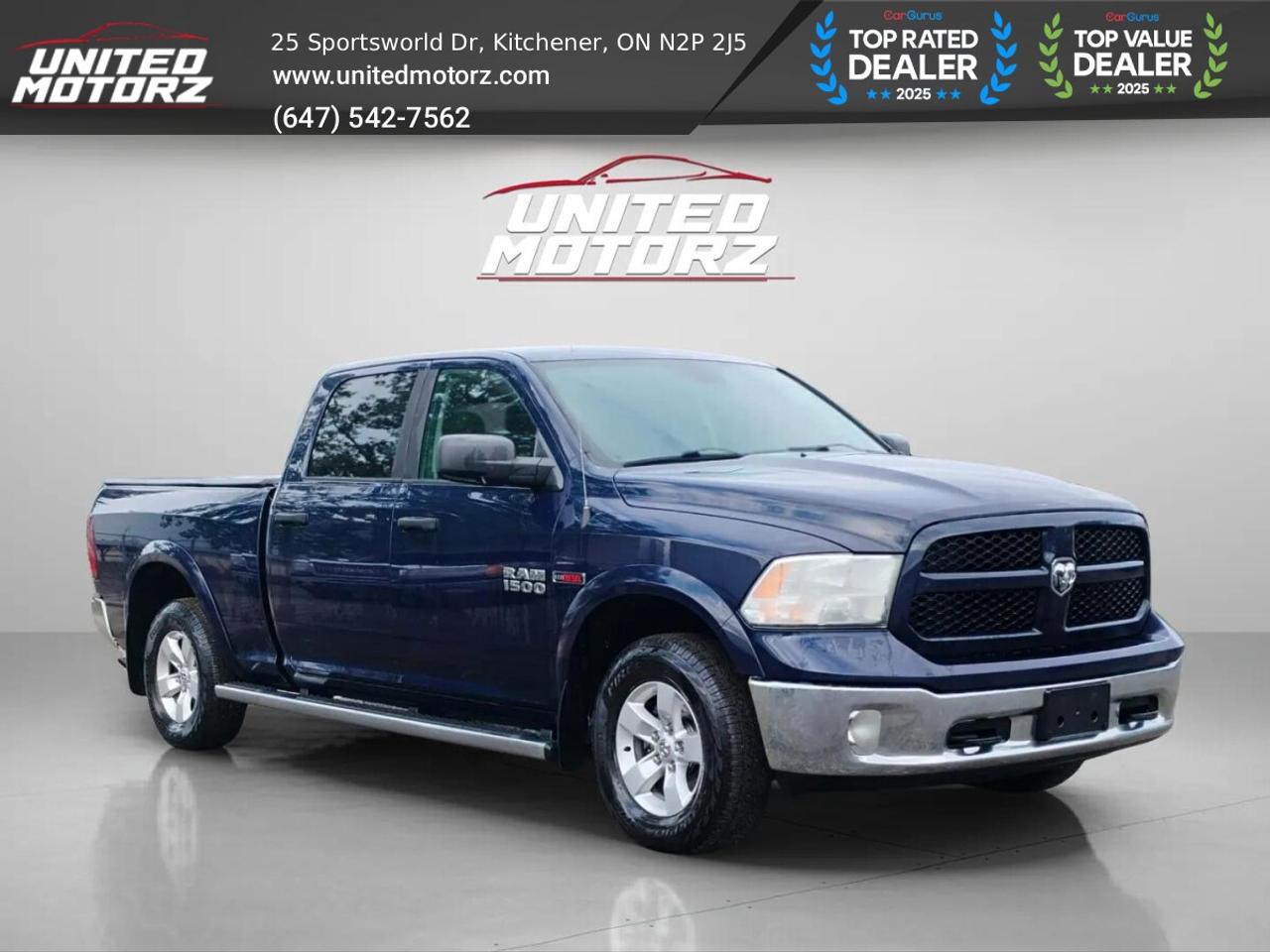 2015 RAM 1500 Outdoorsman Eco diesel CREW CAB 4WD 3.0L 6cy~CERTI Photo3