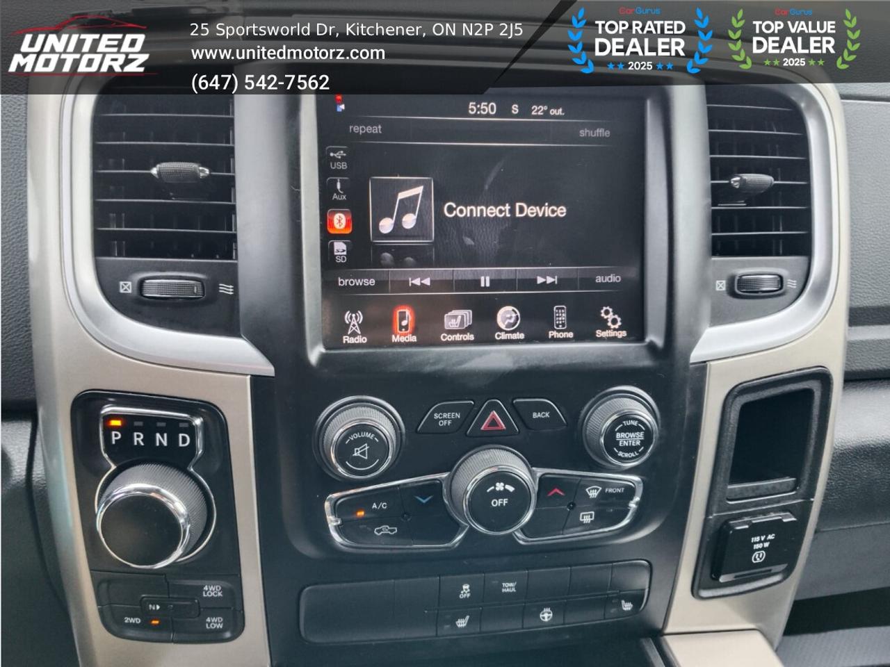 2015 RAM 1500 Outdoorsman Eco diesel CREW CAB 4WD 3.0L 6cy~CERTI Photo