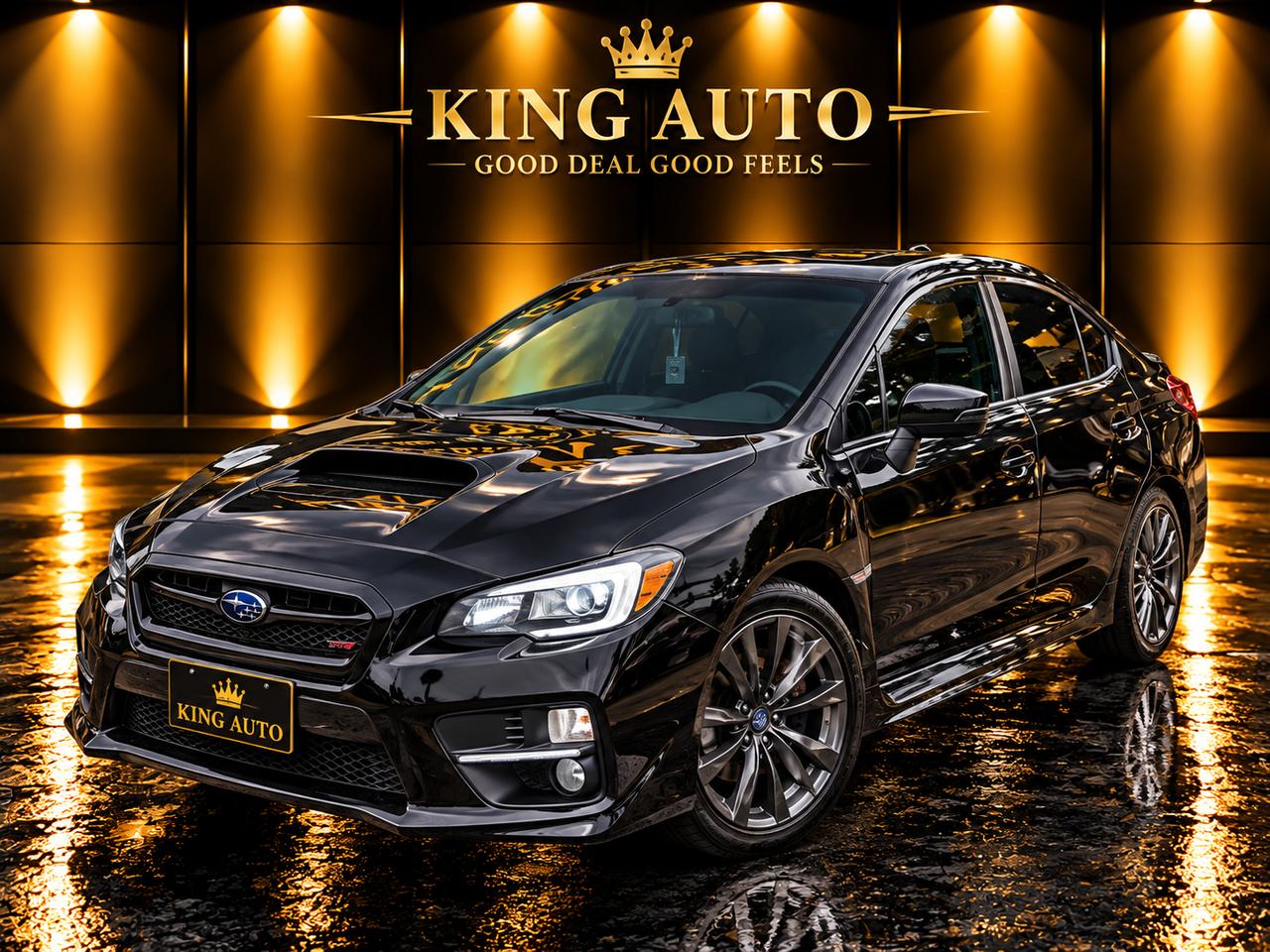 Black 2017 Subaru WRX Sedan Continuously Variable Transmission